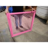 Sumo Bahçe Kapısı Metal Tel 1.2x1.2m - Pembe