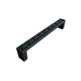 Sumru Siyah Metal Dolap Kulpu Mobilya Kulpu(Siyah)(96Mm-128Mm) Siyah 96Mm 96Mm - 4 Adet