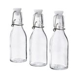Sumu Home Korken Cam Su Şişesi Yağdanlık Sürahi 15 cl 3 Adet - 150 ml