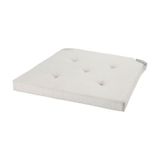 Sumuhome Ikea Justına 35/42X40 Cm Sandalye Minderi Ekru
