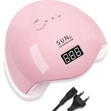 Sun 5 48W Kalıcı Oje ve Protez Tırnak Kurutucu 24 LED - Pembe