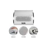 SUN 60 Watt 3 Fanlı Minderli Tırnak Toz Toplama Makinesi Protez Tırnak Toz Toplayıcı Emici
