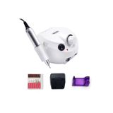SUN Beyaz Elektrikli Tırnak Törpü Makinası Nail Drill Freze Kuru Manikür ZS-601