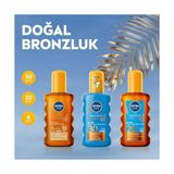 Sun Karoten Özlü Yoğun Bronzlaştırıcı Güneş Yağ Sprey 200ML, E Vitamini,doğal ve Altın Rengi Bronzluk
