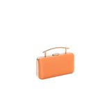 Sun Pieces Carrie Turuncu Clutch Çanta, Saten Turuncu El Çantası, Gece Çantası