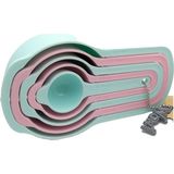 Sun Plastik Ölçü Kaşığı Seti 5 Parça - Pembe