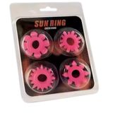 Sun Ring Geciktirme Etkili Performans Arttırıcı Penis Halkası Seti Medikal Silikon 4 Adet
