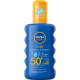 Sun SPF50+ Çocuklar Için Yüksek Güneş Koruyucu Vücut Spreyi 200ML,EKSTRA Suya Dayanıklı,e&c