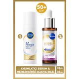 SUN SPF50 Primer Nemlendirici Makyaj Bazı 30ml ve Luminous630 Skin Glow Aydınlatıcı Cilt Serum 30ml