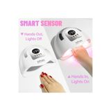 SUN X26 UV LED TIRNAK KURUTUCU 380 W 81 UV LED PROTEZ TIRNAK KALICI OJE KURUTMA MAKİNESİ