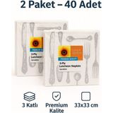 Suna K Signature Collection – Premium Desenli Peçete