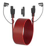 SUNAPEX Güneş Enerjisi Aksesuarları Güneş Paneli SAE Fişi (30FT)