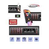 SUNASK Primat Çift Amfi Çıkışlı 4x60watt 63 Max Ses Hızlı Şarj Usb Girişli Araba Teybi Oto Teyip
