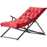 Sunbed Katlanır Şezlong - Pg - Kırmızı