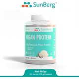 Sunberg Vegan Protein Vanilya Aromalı-30 Porsiyon (25 G Bezelye Ve Pirinç Proteini)