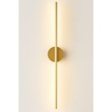 Sunbox Modern Kablosuz Tak Çalıştır Ledli Pilli Aç Kapa Butonlu Aplik 70 cm Gold Pil Dahildir LEDOVYA