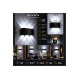 Sunbox Pilli Beyaz Işık Duvar Aplik - Kablosuz Modern Aplik