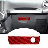 SUNBREATH Karbon Fiber Oto Co-Pilot Saklama Kutusu Kolu Panel Sticker İç Aksesuar Dekorasyon Jeep Wrangler JK JKU 2011 2012 2013 2014 2015 2016 2017 1 ADET Kırmızı
