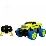 Suncon 1:18 Uzaktan Kumandalı Neon Jumbo Weels USB Şarjlı Araba 26 cm - Sarı Pickup