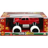 Suncon 1:18 Uzaktan Kumandalı Yılbaşı Özel Jumbo Weels USB Şarjlı Işıklı Yeni Yıl Arabası 26 cm - Pick Up