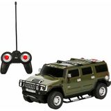 Suncon 1:24 Hummer H2 Işıklı Uzaktan Kumandalı Araba - Yeşil Araba