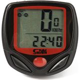 Sunding SD-548B Su Geçirmez LCD Ekran Dijital Km Hız Sayacı - Siyah