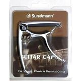Sundmann Sundman Profesyonel Gitar-Saz Kelepçesi-Gitar-Saz Kapo-Gümüş Renk