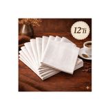 SUNDOKU HOME 12'li Klasik Cep Mendili Seti 30x30cm – %100 Pamuk Erkek Bayram Hediyelik Mendil