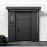 Sundurma Gross Alüminyum Işıklı Sundurma Vera Viela 200 cm x 90 cm Ledli Posta Kutulu
