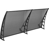 Sundurma Gross COSMOS Kapı Pencere Üstü Pratik Sundurma 105x240 - Siyah