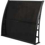 Sundurma Gross LUPIN Kapı Pencere Üstü Pratik Sundurma 105x120 - Siyah