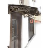 Sundurma Gross Metal Taşıyıcılı Kapı Üstü Pratik Sundurma 180x120 cm Md2