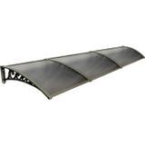 Sundurma Gross Pratik Sundurma Kapı Pencere Üstü 100x360 cm Bronz 6 mm Levhalı