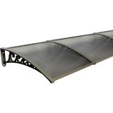 Sundurma Gross Pratik Sundurma Kapı Pencere Üstü 100x450 cm Bronz 6 mm levhalı