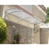 Sundurma Gross TF Delux Seri 1,12 Alüminyum Ayaklı Sundurma 120 X 100 Gri 3 mm Solid Levha