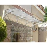 Sundurma Gross TF Delux Seri 1,12 Alüminyum Ayaklı Sundurma 360 X 100 Gri 3 mm Solid Levha