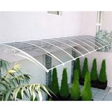 Sundurma Gross TF Prolüx Seri 15.15 Alüminyum Ayaklı Sundurma 150 X 150 Gri 3 mm Solid Levha