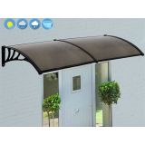 Sundurmagross Pratik Kapı Pencere Üstü 6 mm Levhalı 100x240 cm Siyah Sundurma