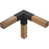 Sunflex Pergola 9 x 9 Ahşap Kolonlar Için Uniflex Pergola Yer ve Duvara Montaj Braketi