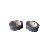 Sunflowers Oval Gri Renk Mdf Midrange Kabin Takım