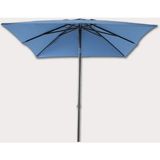 Sunfun Bahçe Şemsiyesi 200 x 250 cm Bahçe Şemsiyesi Teras Şemsiyesi - 2,5 x 2,5 m - Açık Mavi
