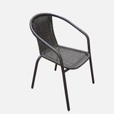 Sunfun Resin Wicker Rattan Sandalye