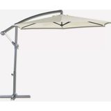 Sunfun Toscana Şemsiye Beyaz - Çap: 300 cm - Şemsiye Ayak Çapı: 48 cm - Ağırlık: 14 kg