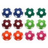 Sunfung Masa Futbol Langırt Yedek Toplar Mini Çok Renkli 36 mm Resmi Langırt 12'li Paket