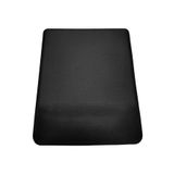 Sünger Bilekli Mouse Pad - Siyah Dikdörtgen Bilek Destekli