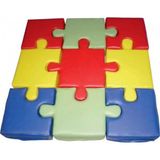 Süngercim Sünger Puzzle Aktivite Minder 120X120XH10 - Renkli