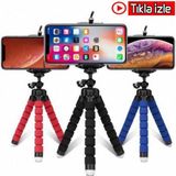 Süngerli Ahtapot Akrobat Tripod Cep Telefonu Fotoğraf Makinesi Kamera Tripodu Tripot Telefon 26 Cm