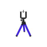 Süngerli Ahtapot Tripod Telefon Tutucu Mavi 27 Cm