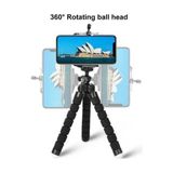Süngerli Akrobat Ahtapot Tripod Esnek Telefon Tutucu Stand 3 Ayaklı
