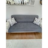 Süngerli Koltuk Örtüsü/ Dikkat/ Koyu Gridir Antrasit